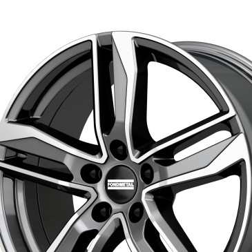 Fondmetal HEXIS GLOSSY TITANIUM MACHINED