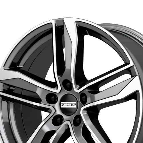 Fondmetal HEXIS GLOSSY TITANIUM MACHINED