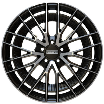 Fondmetal KARI GLOSSY BLACK MACHINED