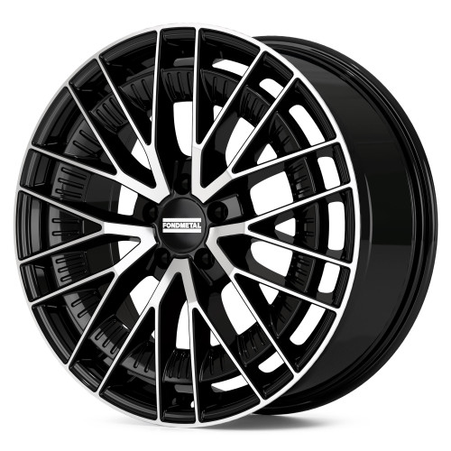 Fondmetal KARI GLOSSY BLACK MACHINED