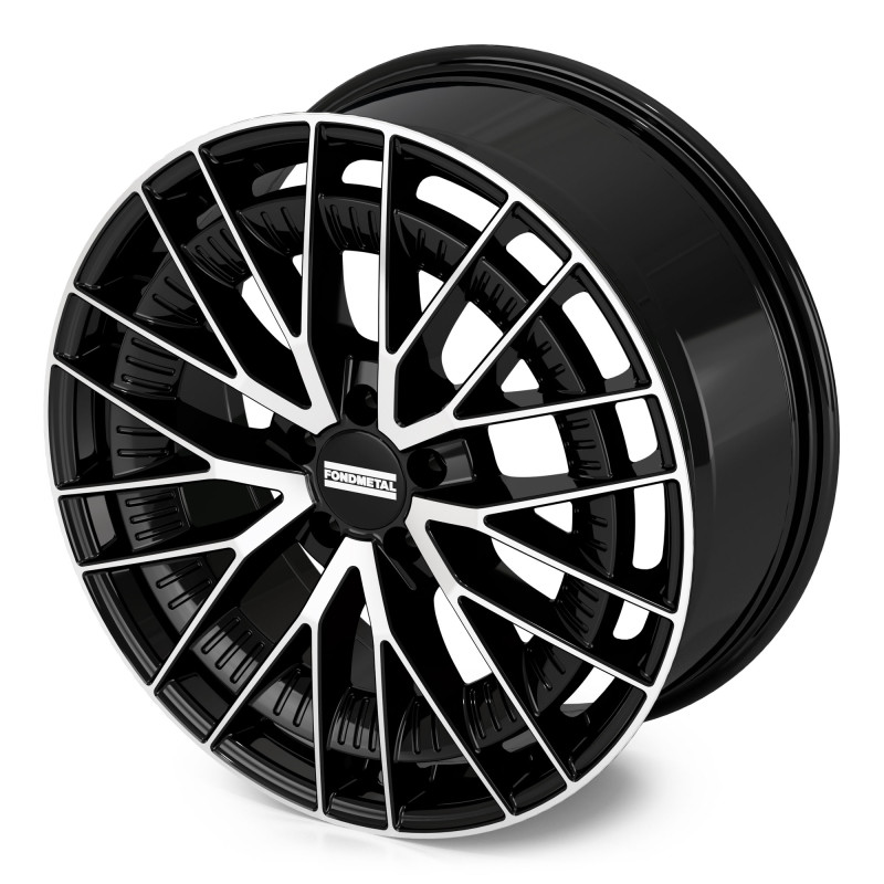 Fondmetal KARI GLOSSY BLACK MACHINED