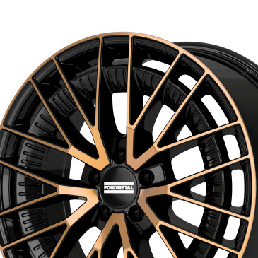 Fondmetal KARI GLOSSY BLACK BRONZE MACHINED