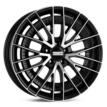 Fondmetal KARI GLOSSY BLACK MACHINED