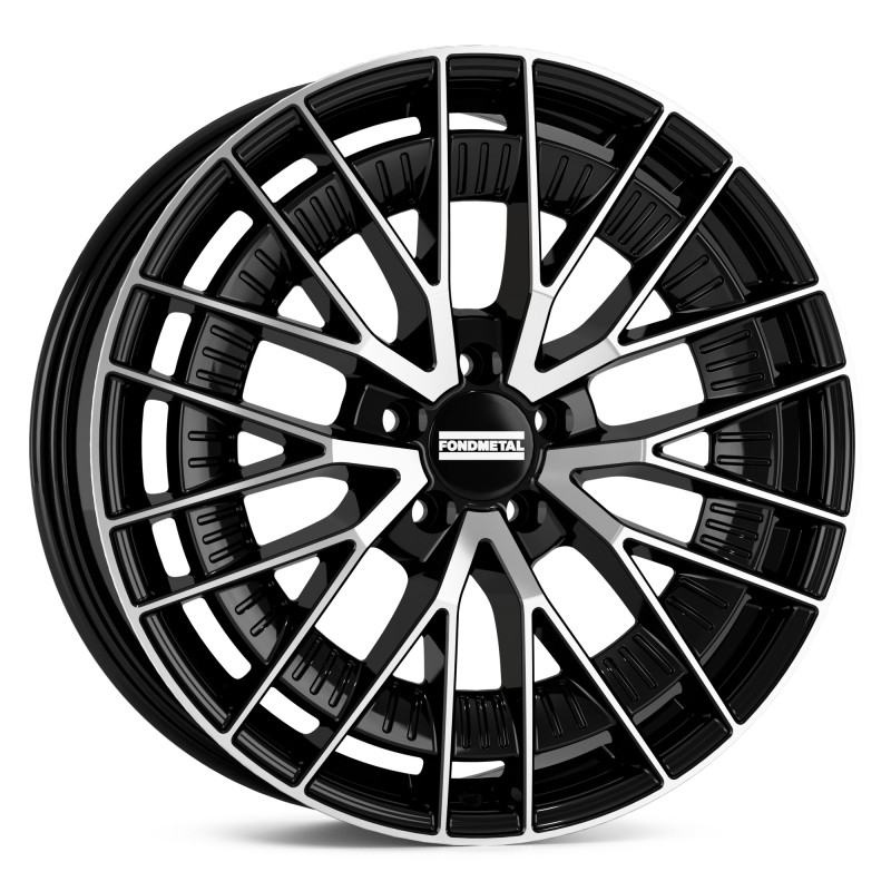 Fondmetal KARI GLOSSY BLACK MACHINED