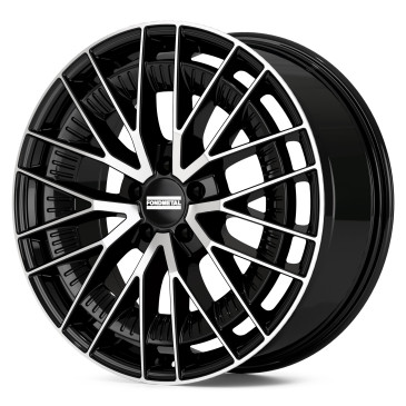 Fondmetal KARI GLOSSY BLACK MACHINED