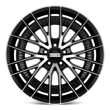 Fondmetal KARI GLOSSY BLACK MACHINED