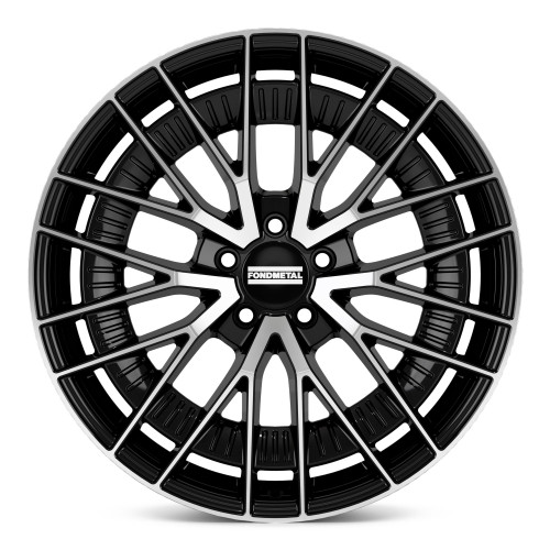 Fondmetal KARI GLOSSY BLACK MACHINED