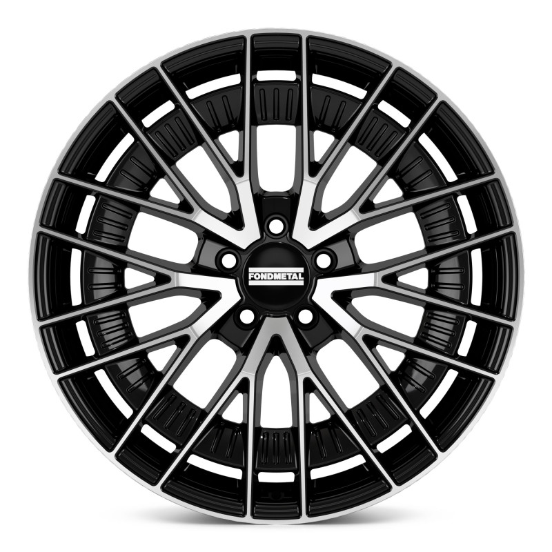 Fondmetal KARI GLOSSY BLACK MACHINED