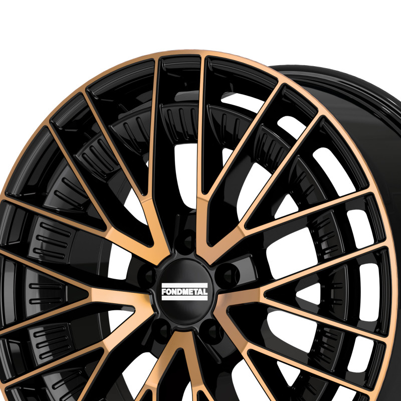 Fondmetal KARI GLOSSY BLACK BRONZE MACHINED