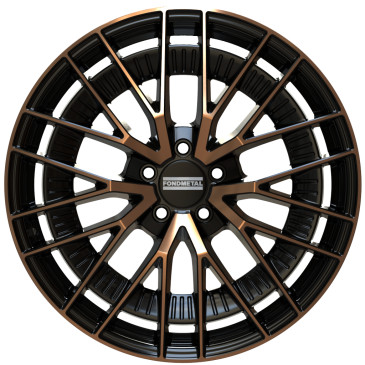 Fondmetal KARI GLOSSY BLACK BRONZE MACHINED