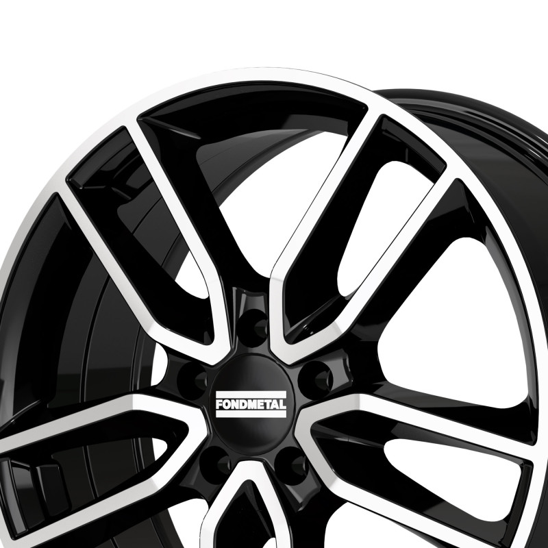 Fondmetal KOROS GLOSSY BLACK MACHINED