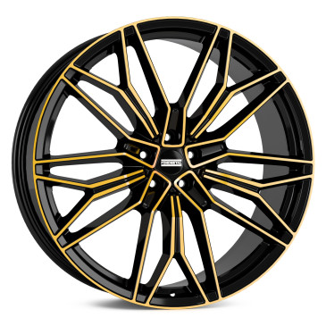 Fondmetal STC-23 BLACK CLEARCOAT GLOSSY GOLD MACHINED