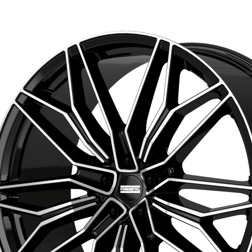 Fondmetal STC-23 GLOSSY BLACK MACHINED