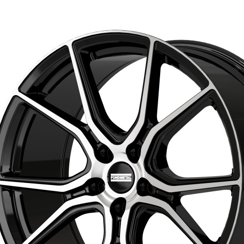 Fondmetal STC45 GLOSSY BLACK MACHINED