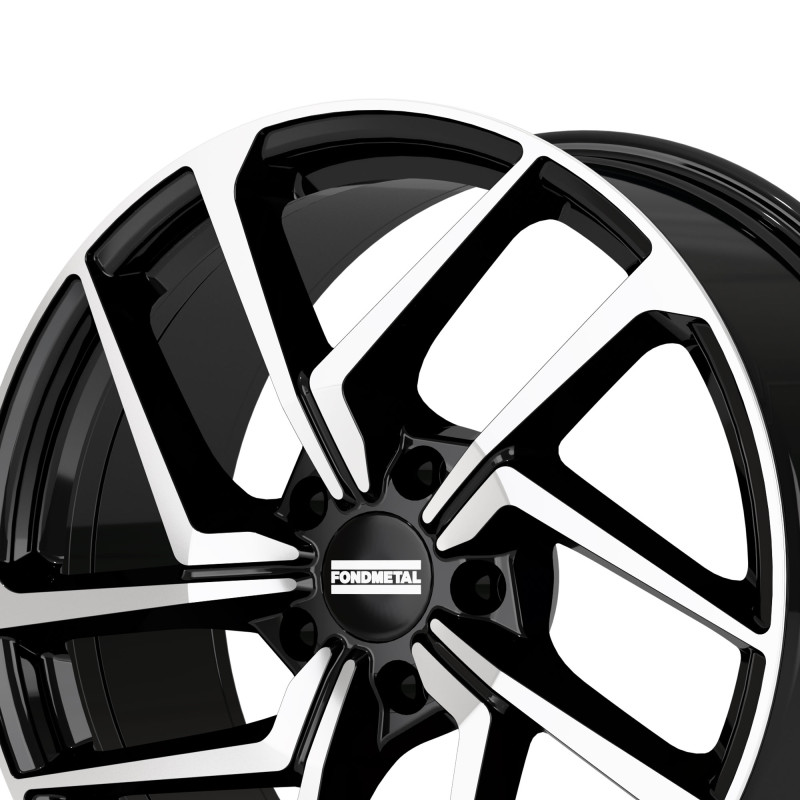 Fondmetal TAARA GLOSSY BLACK MACHINED