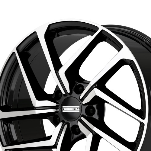 Fondmetal TAARA GLOSSY BLACK MACHINED