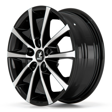 itWheels ALICE gloss black polished