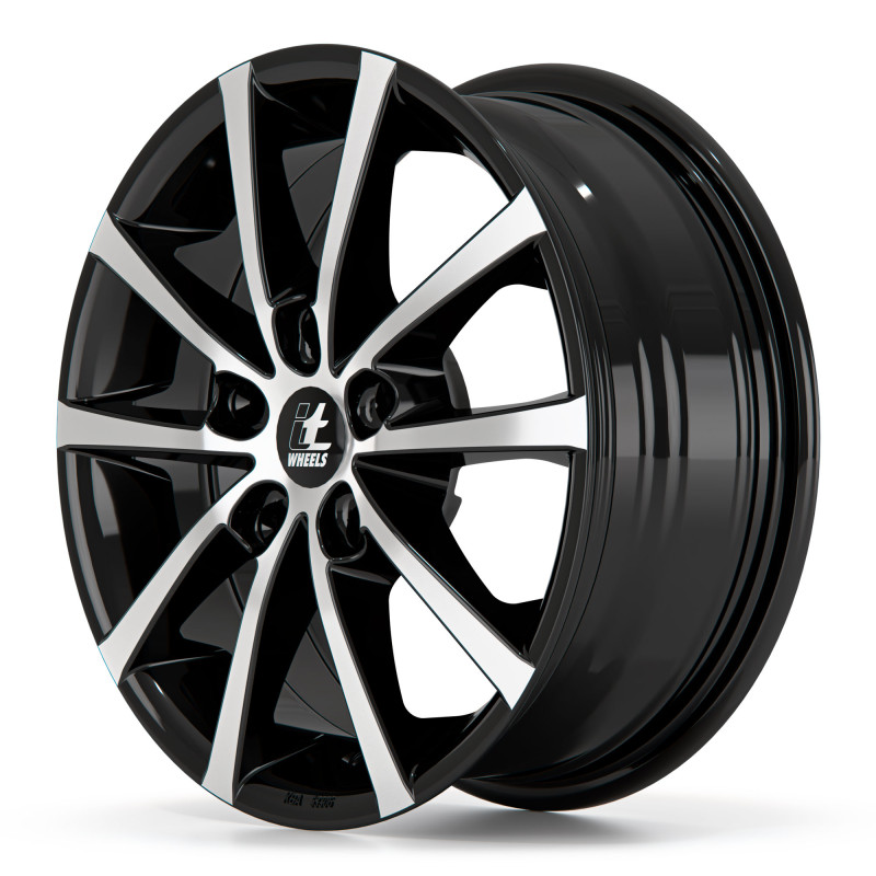 itWheels ALICE gloss black polished