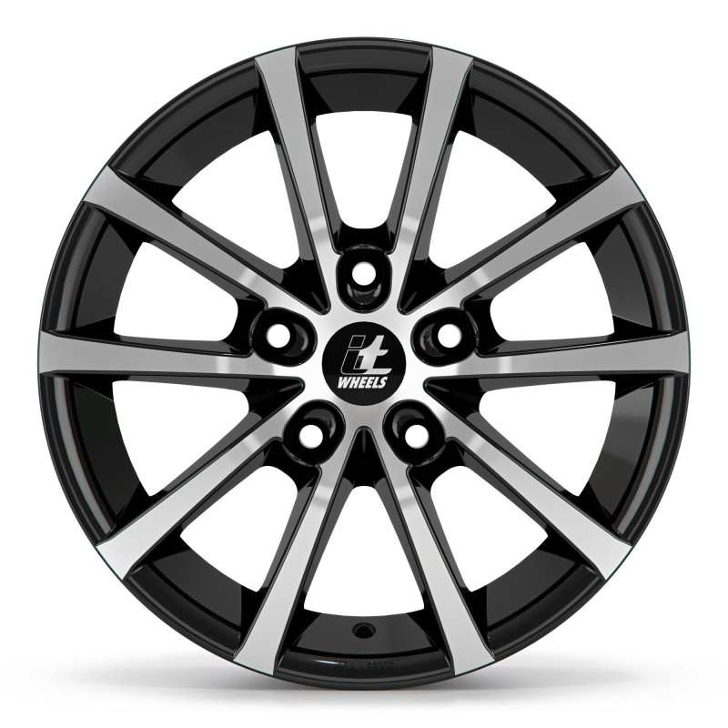 itWheels ALICE gloss black polished
