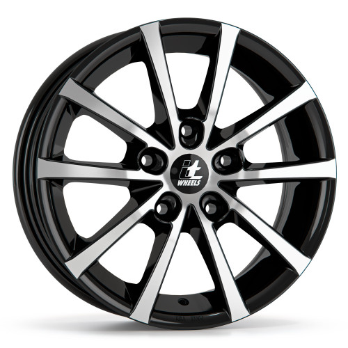 itWheels ALICE gloss black polished