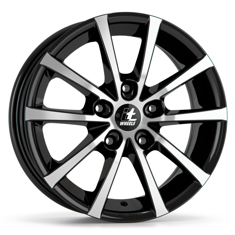 itWheels ALICE gloss black polished
