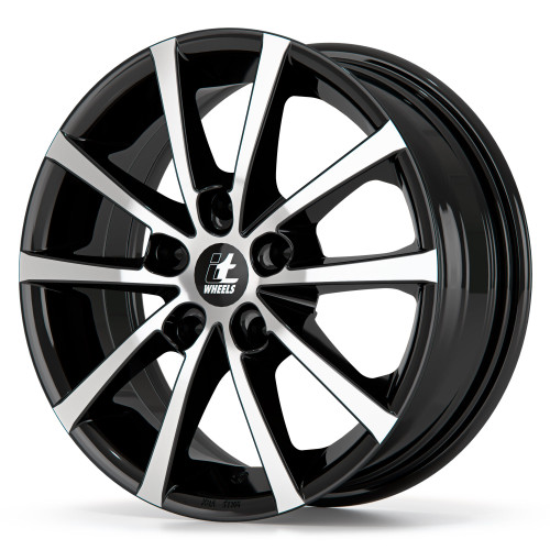 itWheels ALICE gloss black polished