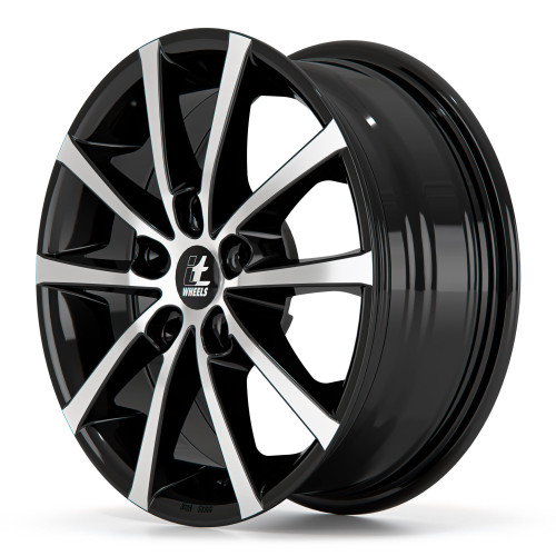 itWheels ALICE gloss black polished