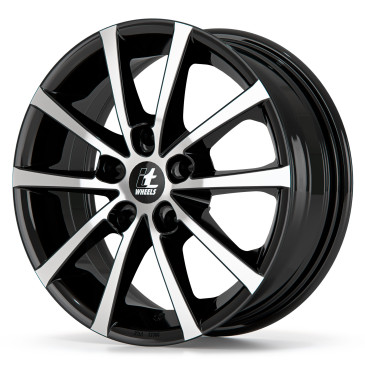 itWheels ALICE gloss black polished