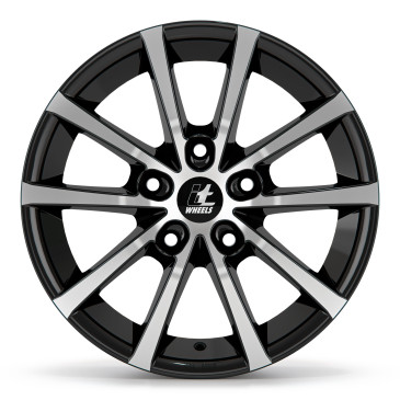 itWheels ALICE gloss black polished