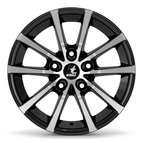 itWheels ALICE gloss black polished