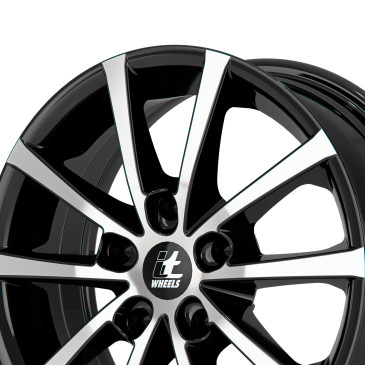 itWheels ALICE gloss black polished