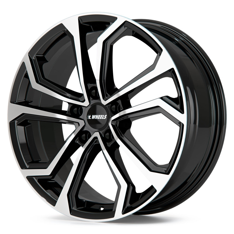 itWheels ELLA gloss black polished