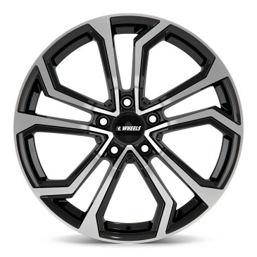 itWheels ELLA gloss black polished