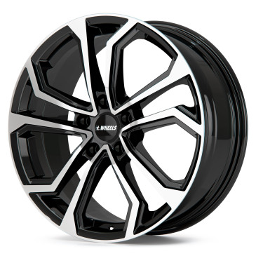 itWheels ELLA gloss black polished