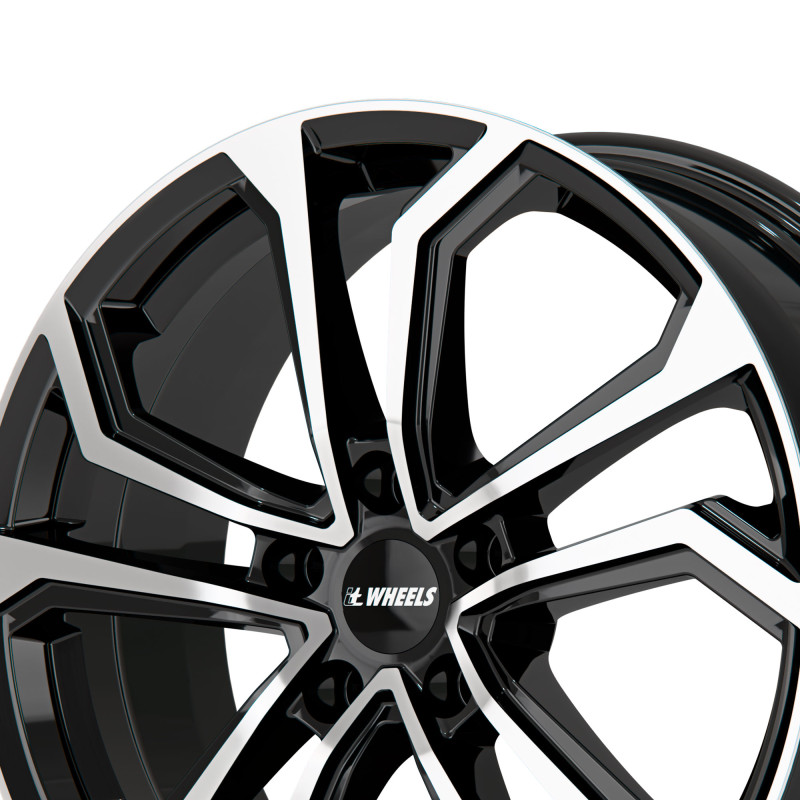itWheels ELLA gloss black polished