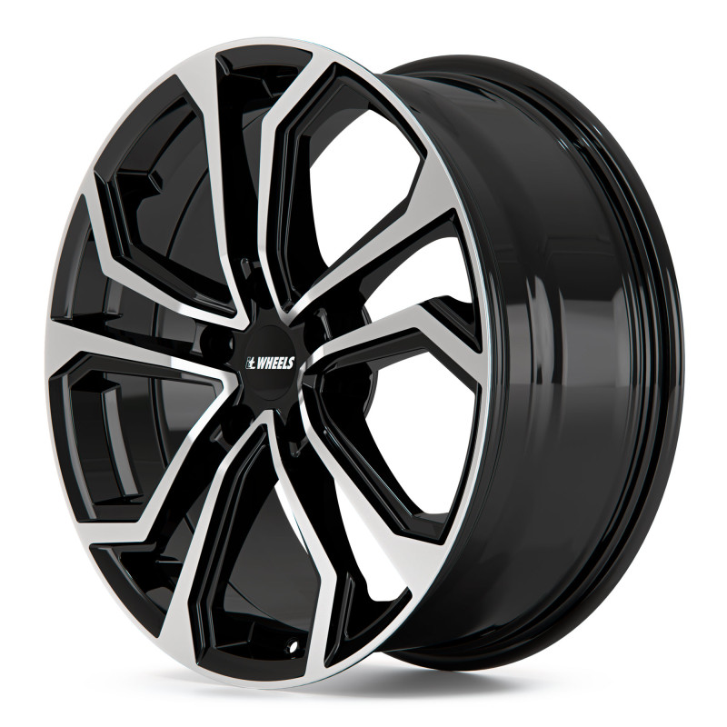 itWheels ELLA gloss black polished