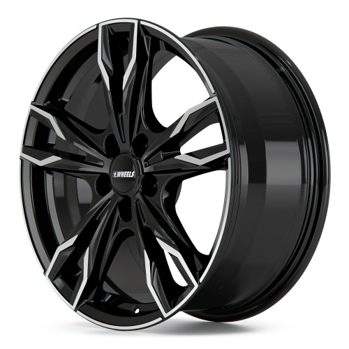 itWheels GINA gloss black polished