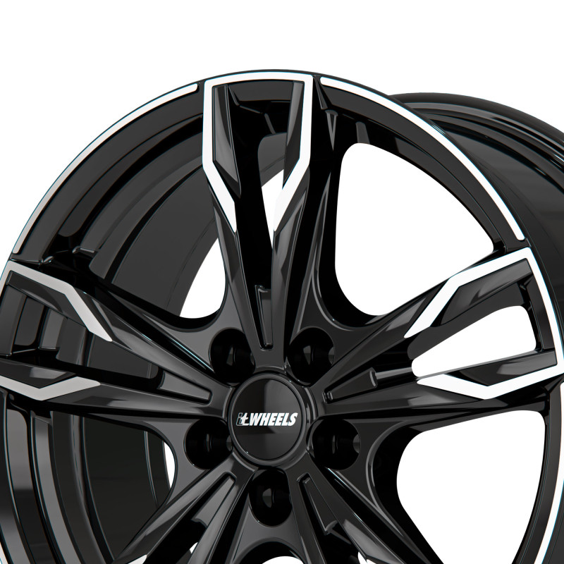 itWheels GINA gloss black polished