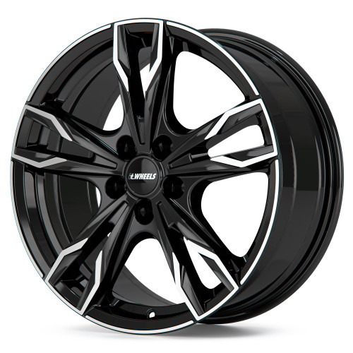 itWheels GINA gloss black polished