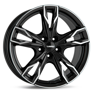itWheels GINA gloss black polished