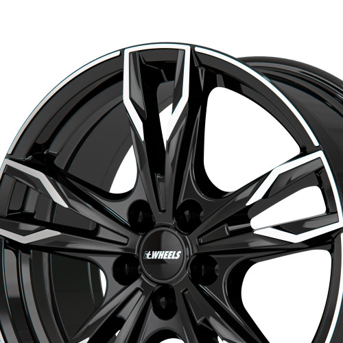 itWheels GINA gloss black polished