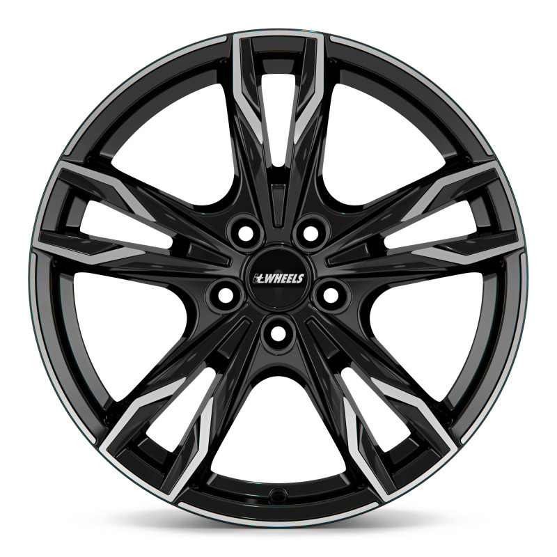 itWheels GINA gloss black polished