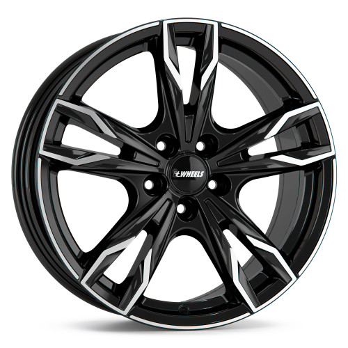 itWheels GINA gloss black polished