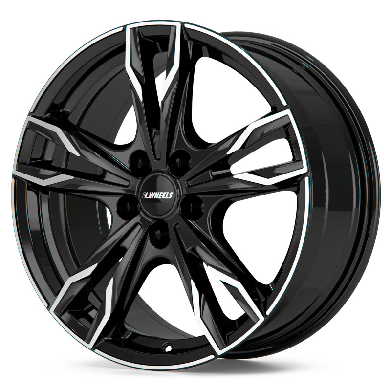 itWheels GINA gloss black polished