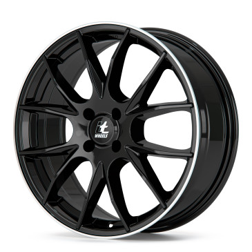 itWheels KIRA gloss black polished lip
