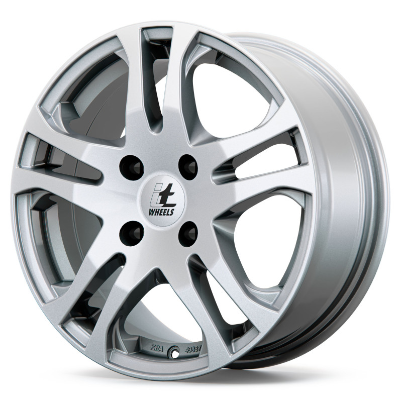 itWheels MICHELLE 4 Loch silver