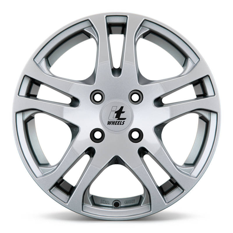 itWheels MICHELLE 4 Loch silver
