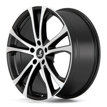 itWheels MICHELLE matt black polished