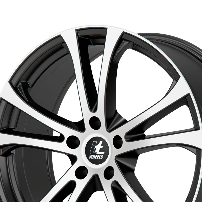 itWheels MICHELLE matt black polished