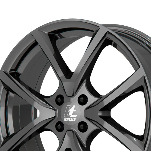 itWheels MIRA 4 Loch gloss titanium
